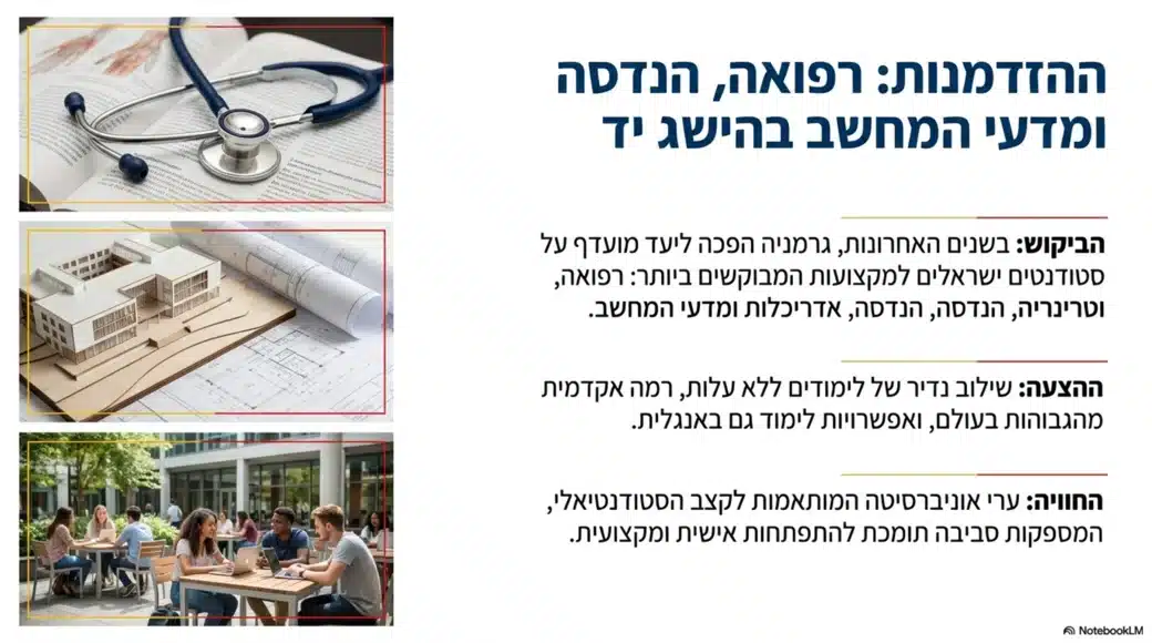 לימודים בגרמניה - ההזדמנות לימודים בגרמניה - ההזדמנות