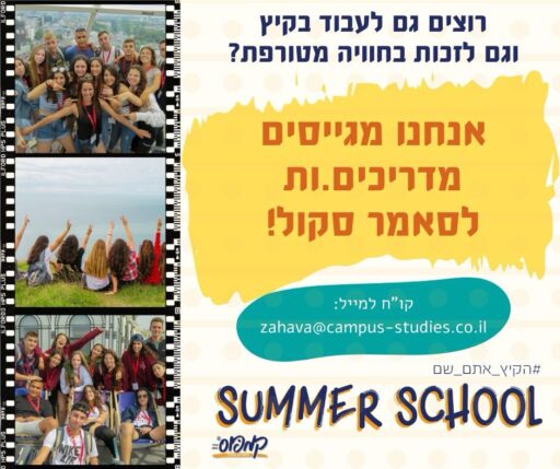 מדריכים לסאמר סקול